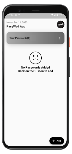 Android application PasyWed App screenshort