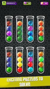 Ball Coloring Sort Puzzle Game