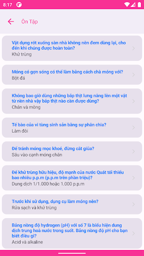 900 Câu Hỏi Lý Thuyết Nails Screen 2