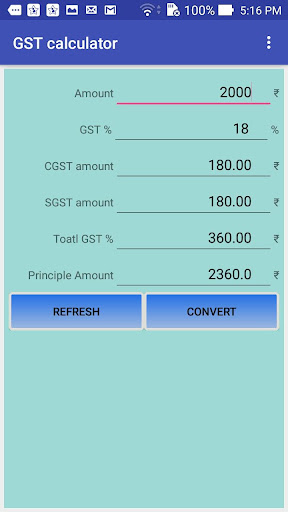 GST Calculator Screen 3