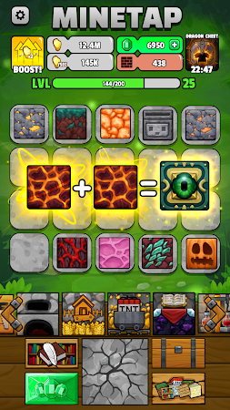 Game screenshot Minetap – Merge rpg clicker mod apk