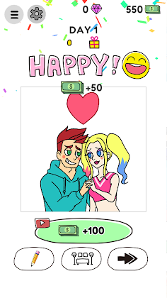 Draw Happy World : Puzzle Game - Screenshot 3