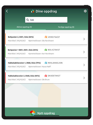 Android application Smarttakst screenshort