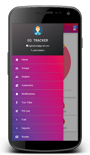 EG Tracker GPS Screen 2