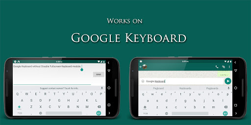 Disable Fullscreen Keyboard