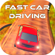 Fast Car Driving On Difficult Road