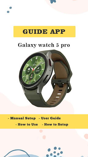 Galaxy watch 5 pro instruction Screen 3