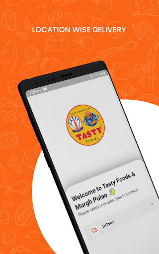 Android application Tasty Foods screenshort