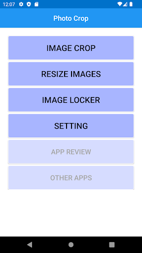 Android application Photo Crop (picture crop) screenshort