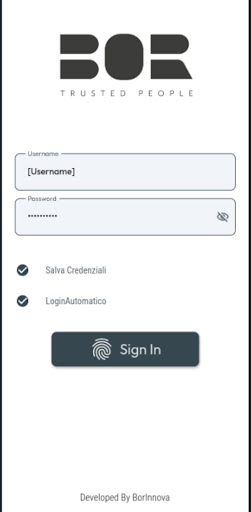 MyBOR Screen 2