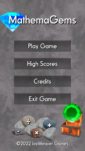 Android application MathemaGems screenshort