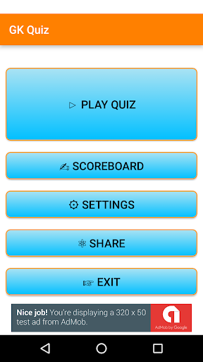 BEST GK QUIZ Screen 2