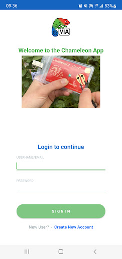 Android application Chameleon App screenshort