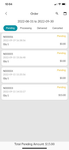 PCHBiz Merchant Screen 3