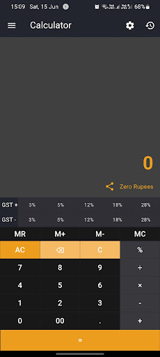 Android application Citizen Business Calculator screenshort