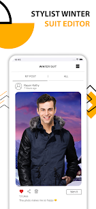 Download Men Winter Jacket Suit v1.22  APK (MOD, Premium Unlocked) Free For Android 3