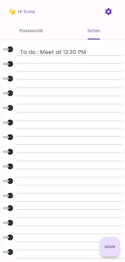 Offline Password Saver