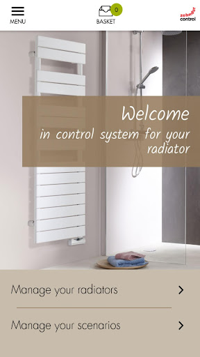 Android application Zehnder Control screenshort