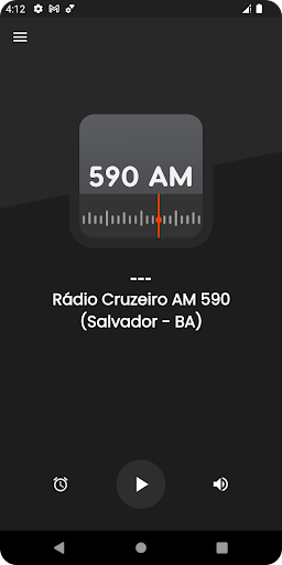 Android application Rádio Cruzeiro AM 590 screenshort