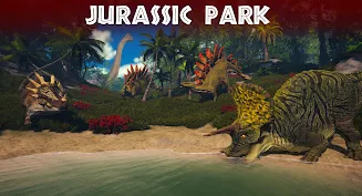 VR Jurassic Dino Park Coaster
