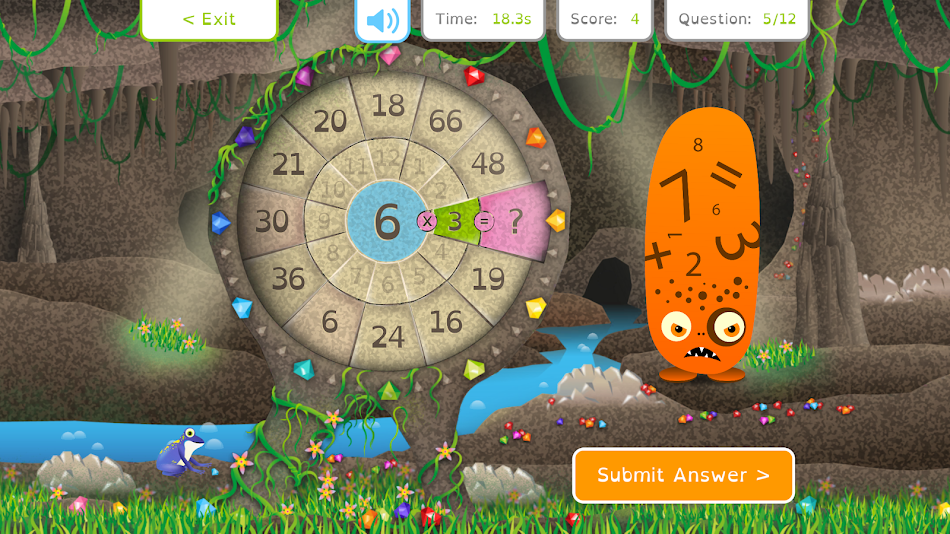 #2. Squeebles Times Tables Connect (Android) 由: KeyStageFun