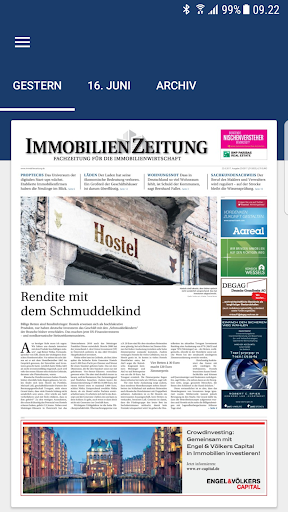 Android application IZ – Immobilien Zeitung screenshort