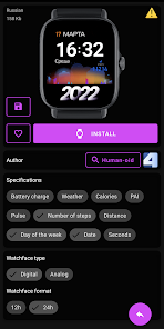 Screenshot 4 Amazfit GTS 4 WatchFaces android