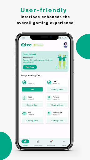 Android application Qizc Programming Language Quiz screenshort