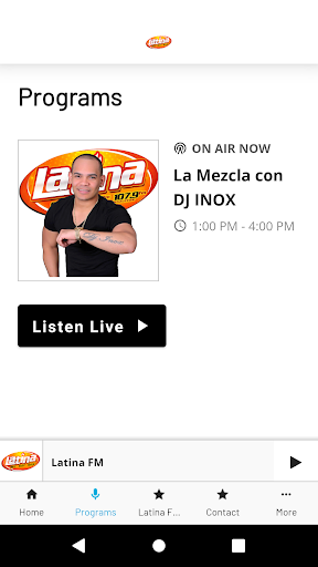 LATINA FM Screen 2