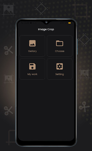 Android application Image Crop screenshort