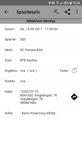BTB Aachen Handball Screen 3