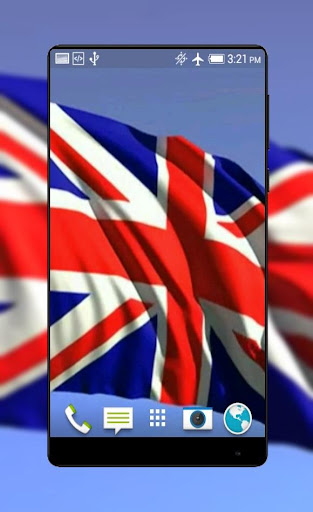 United Kingdom Flag Live Wallp