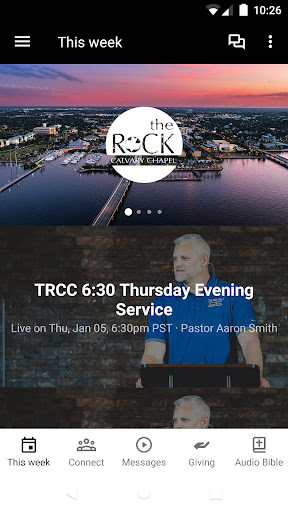 Android application The Rock Calvary Chapel screenshort