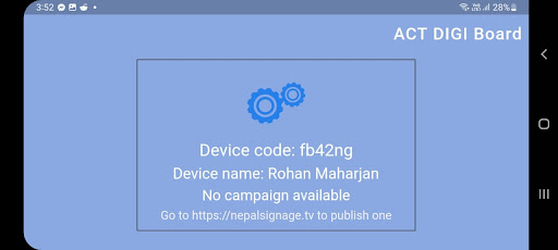 Act Digi Board Screen 2