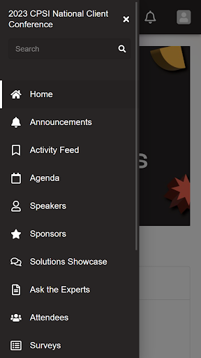 Android application 2023 CPSI Conference screenshort