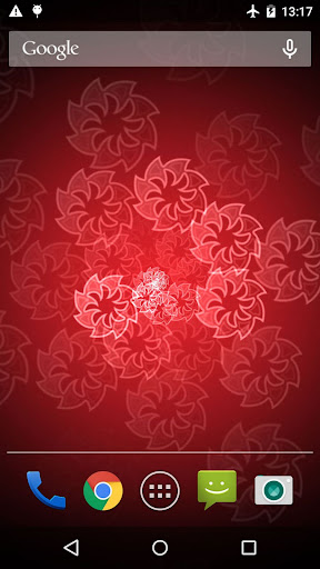 Neon Flower Live Wallpaper