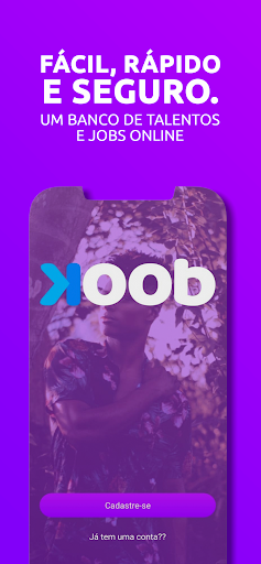 Android application koob jobs (Desativado) screenshort