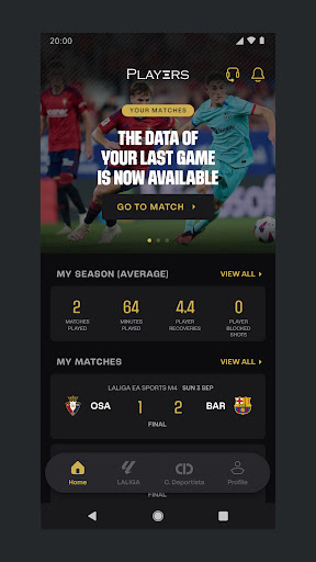 Android application Players by LALIGA & CD screenshort