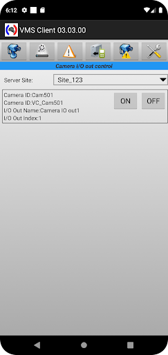 VMS Client 03.03.00 Screen 3