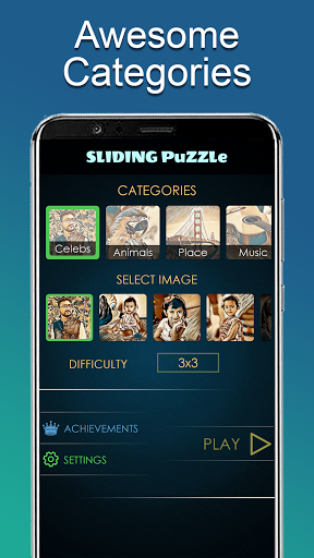 Android application Jigsaw: Sliding Picture Puzzle screenshort