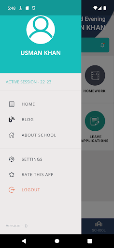 SPS - Parent app Screen 2