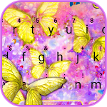 Cover Image of Download Colorful Butterfly Keyboard Th  APK
