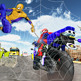 Spider Stunt Rider  Superhero Spider Highway Rider icon