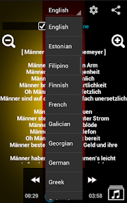 Screenshot 5 Aprender Alemán con Canciones android