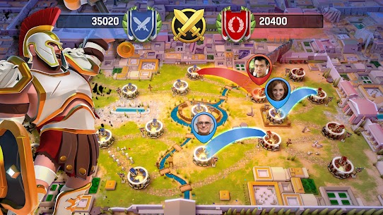 Gladiator Heroes Clash Kingdom MOD APK (Un colpo, modalità Dio) 5