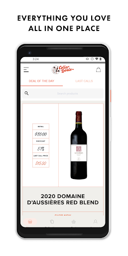 Android application CellarDeals screenshort