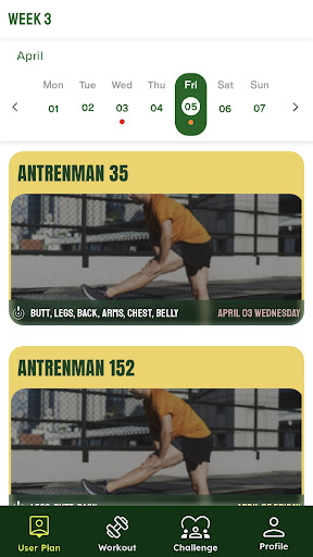 Android application 3Q Fit screenshort