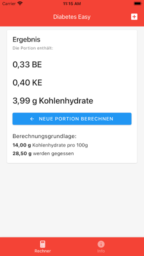 Diabetes Easy - Der Diabetes Rechner