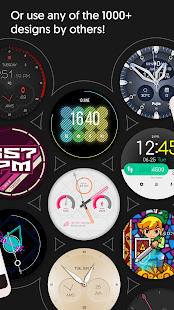 Дизайнер на циферблата на часовник - екранна снимка на Pujie