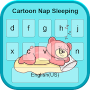 Cartoon Nap Sleeping Animated Keyboard